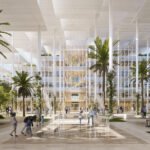 El edificio icono de la Nueva Bauhaus se construye en Sevilla: cero emisiones, pérgolas y paneles fotovoltaicos para el Centro Común de Investigación de la Comisión Europea