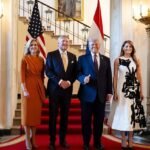 Los reyes Guillermo y Máxima duermen con los Trump en la Casa Blanca en una excepcional noche que divide a los holandeses