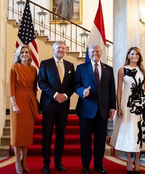 Los reyes Guillermo y Máxima duermen con los Trump en la Casa Blanca en una excepcional noche que divide a los holandeses