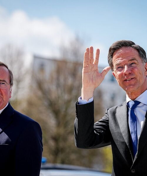 Rutte y Pistorius urgen a los aliados «no flaquear en el apoyo a Ucrania» pese a la guerra en Oriente Próximo