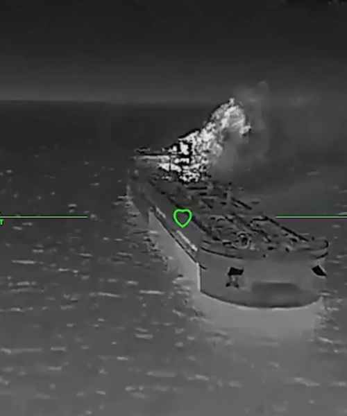 Ucrania alcanza otros 21 petroleros de la «flota fantasma» rusa en el mar de Azov