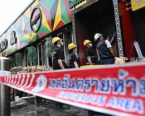 El incendio en un pub de Bangkok con 27 muertos que reabre el debate sobre la seguridad en los locales de ocio de Tailandia