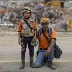 El ‘topito’ Sebastián, el rescatista de diez años que ha salvado a dos mascotas tras los terremotos de Venezuela