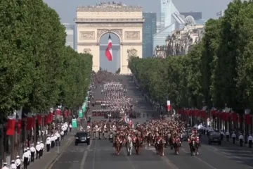 Macron lidera el desfile «el despertar estratégico» en Paris con la participación de 35 países
