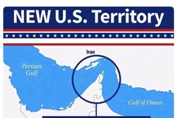 Donald Trump publica un mapa con el Estrecho de Ormuz como «nuevo territorio estadounidense»