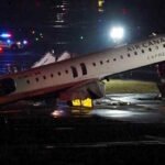 Controladores aéreos dejaron su puesto antes del mortal accidente en Nueva York entre un avión de Air Canada y un camión de bomberos
