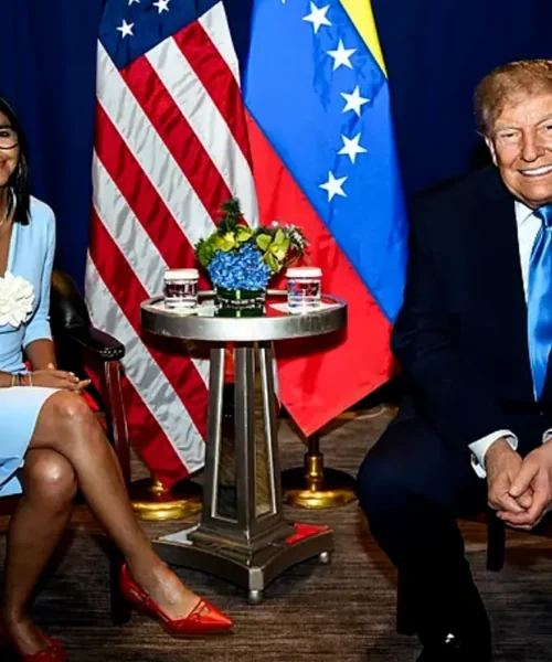 Trump asegura que habló con Delcy Rodríguez sobre elecciones y dice que fue «fantástica»